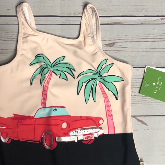 Kate Spade Girls Road Trip Swimsuit - Picture 3 of 6